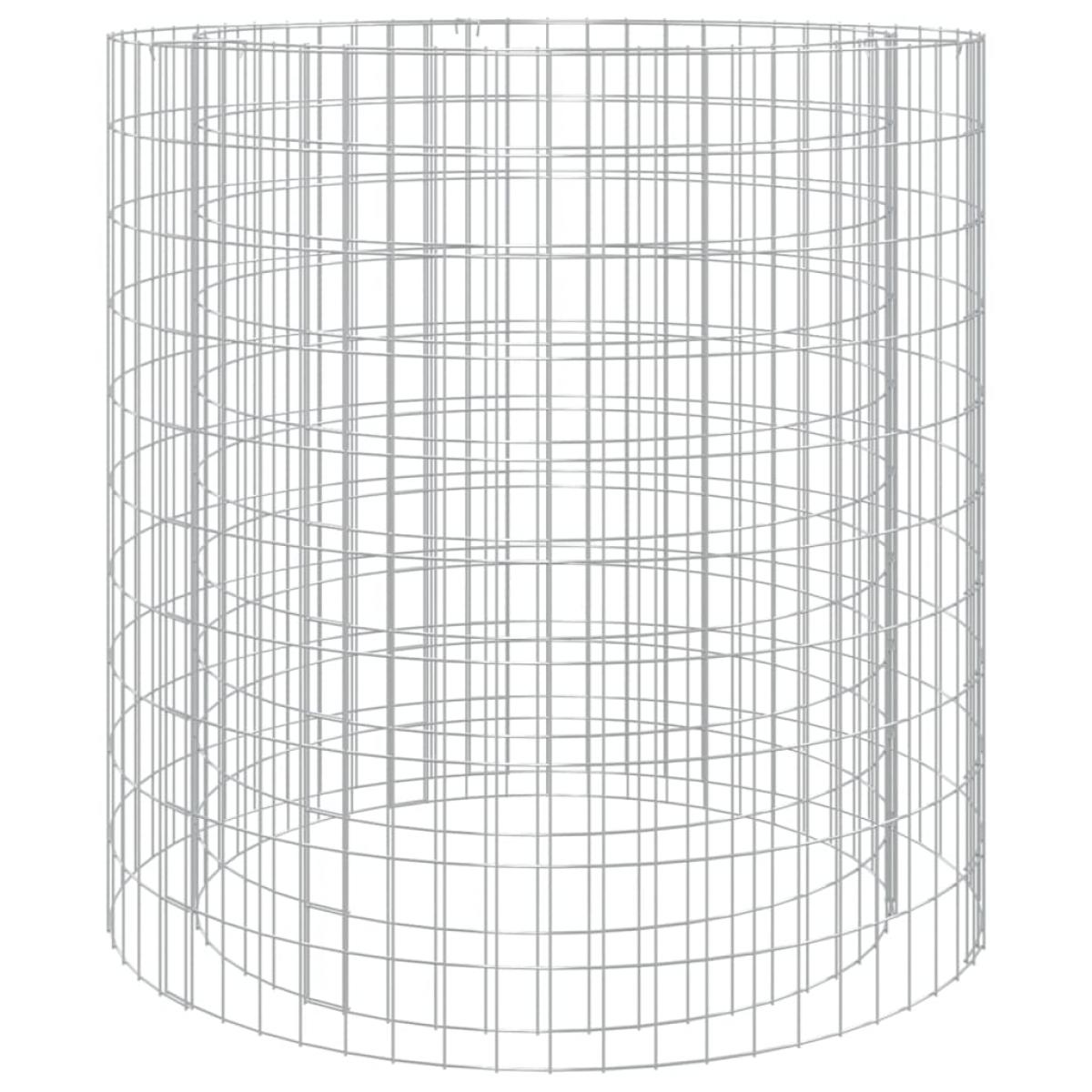 Brasero de gaviones hierro galvanizado Ø100 cm