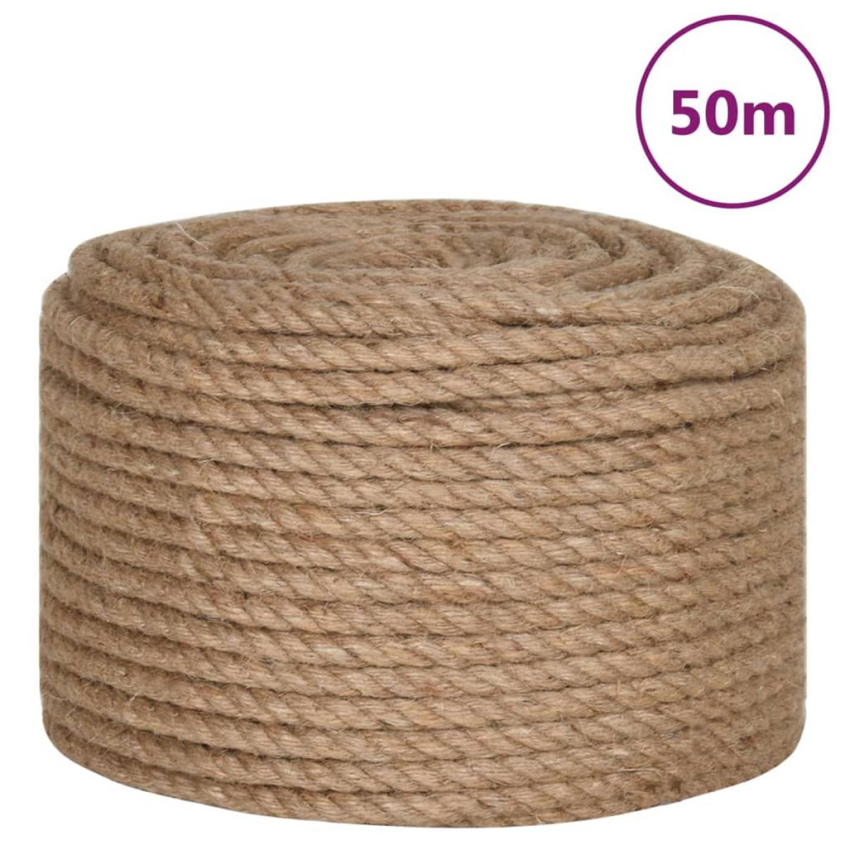 Cuerda de yute 50 m de longitud y 10 mm de grosor