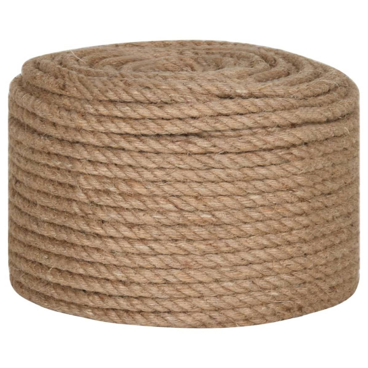 Cuerda de yute 50 m de longitud y 12 mm de grosor