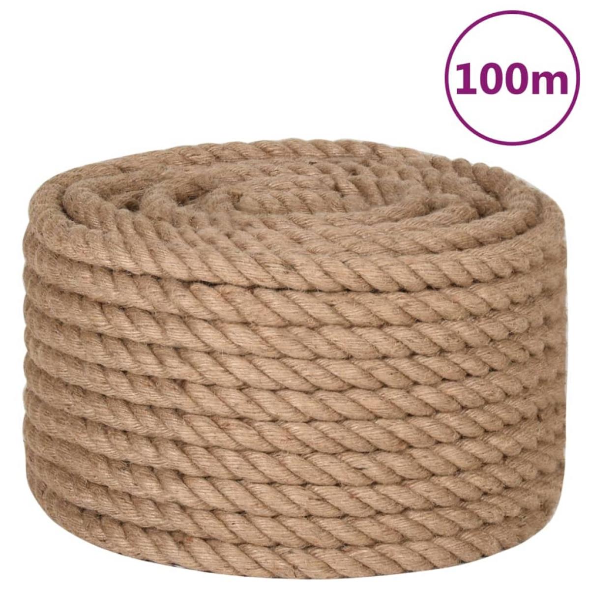 Cuerda de yute 100 m de longitud y 16 mm de grosor