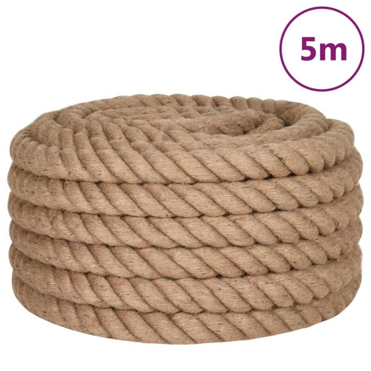 Cuerda de yute 5 m de longitud y 60 mm de grosor