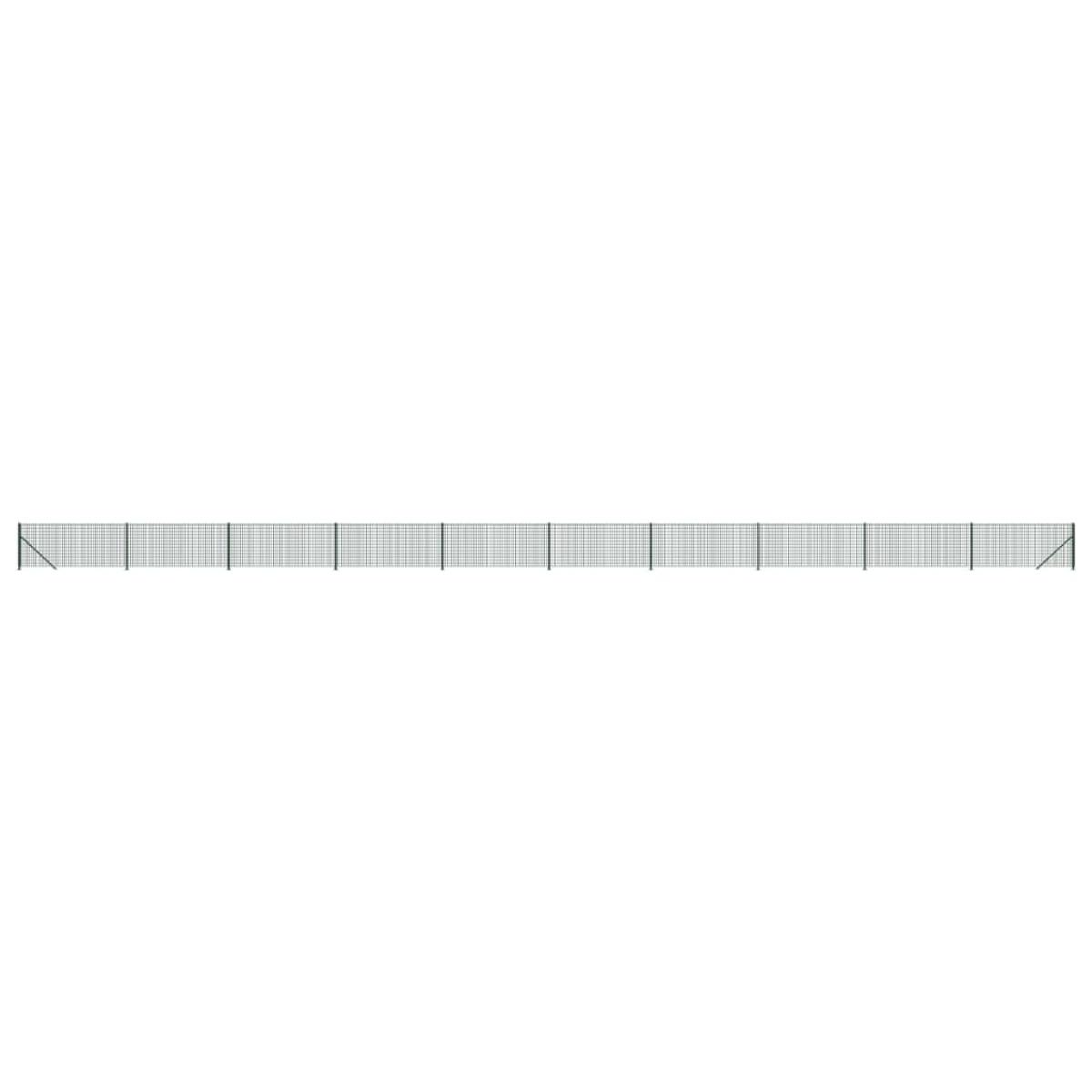 Cerca de alambre con brida verde 1x25 m