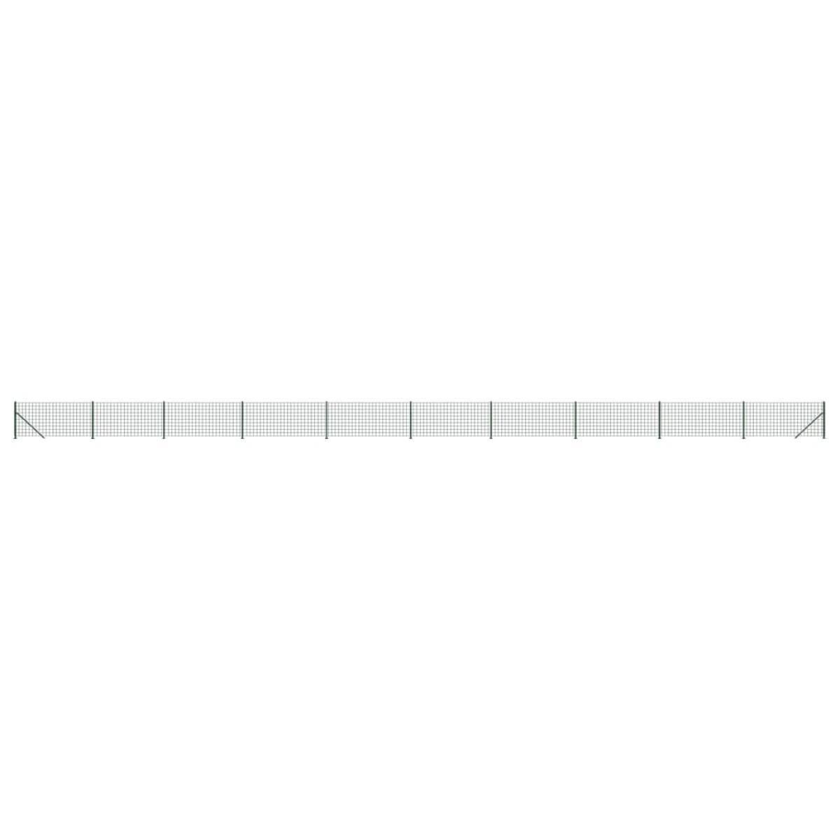 Cerca de alambre con brida verde 1x25 m