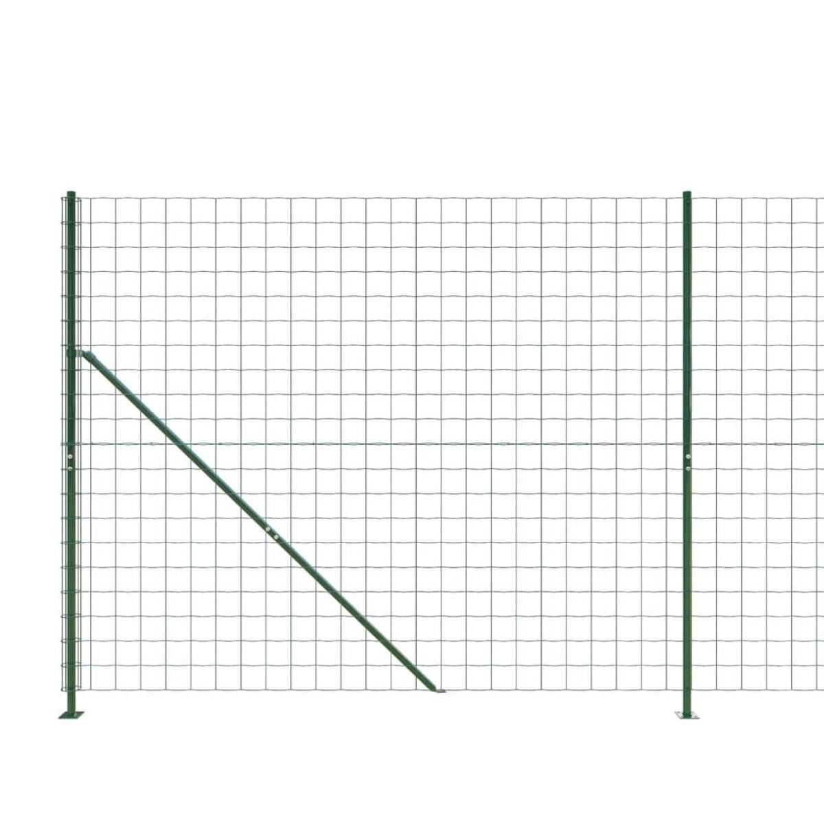 Cerca de alambre con brida verde 1,4x25 m