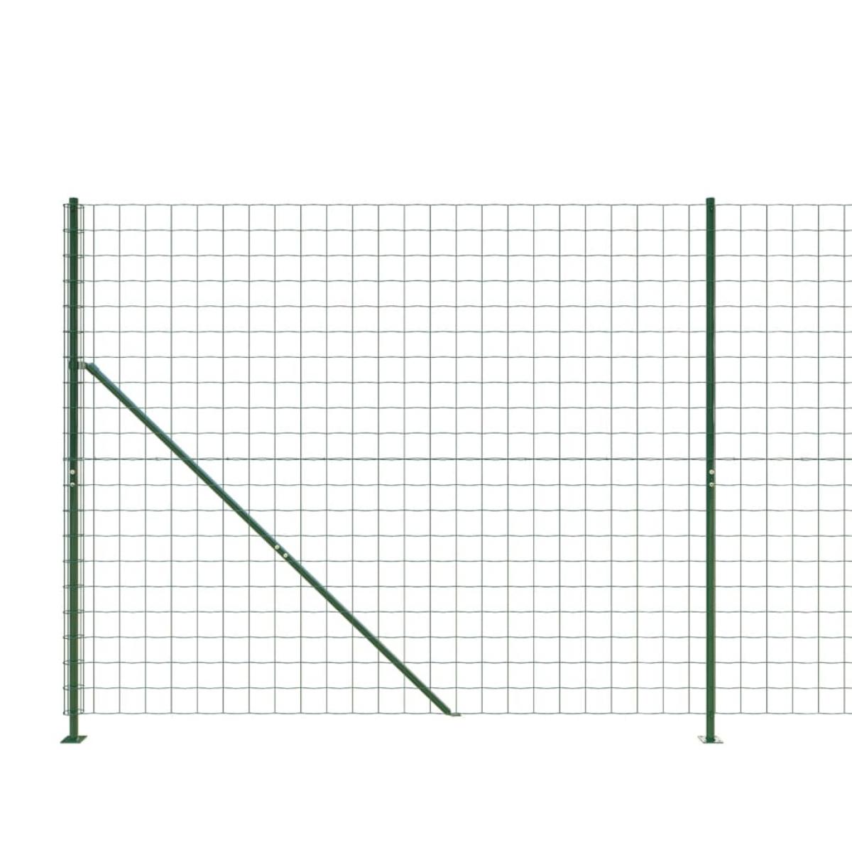 Cerca de alambre con brida verde 2,2x25 m