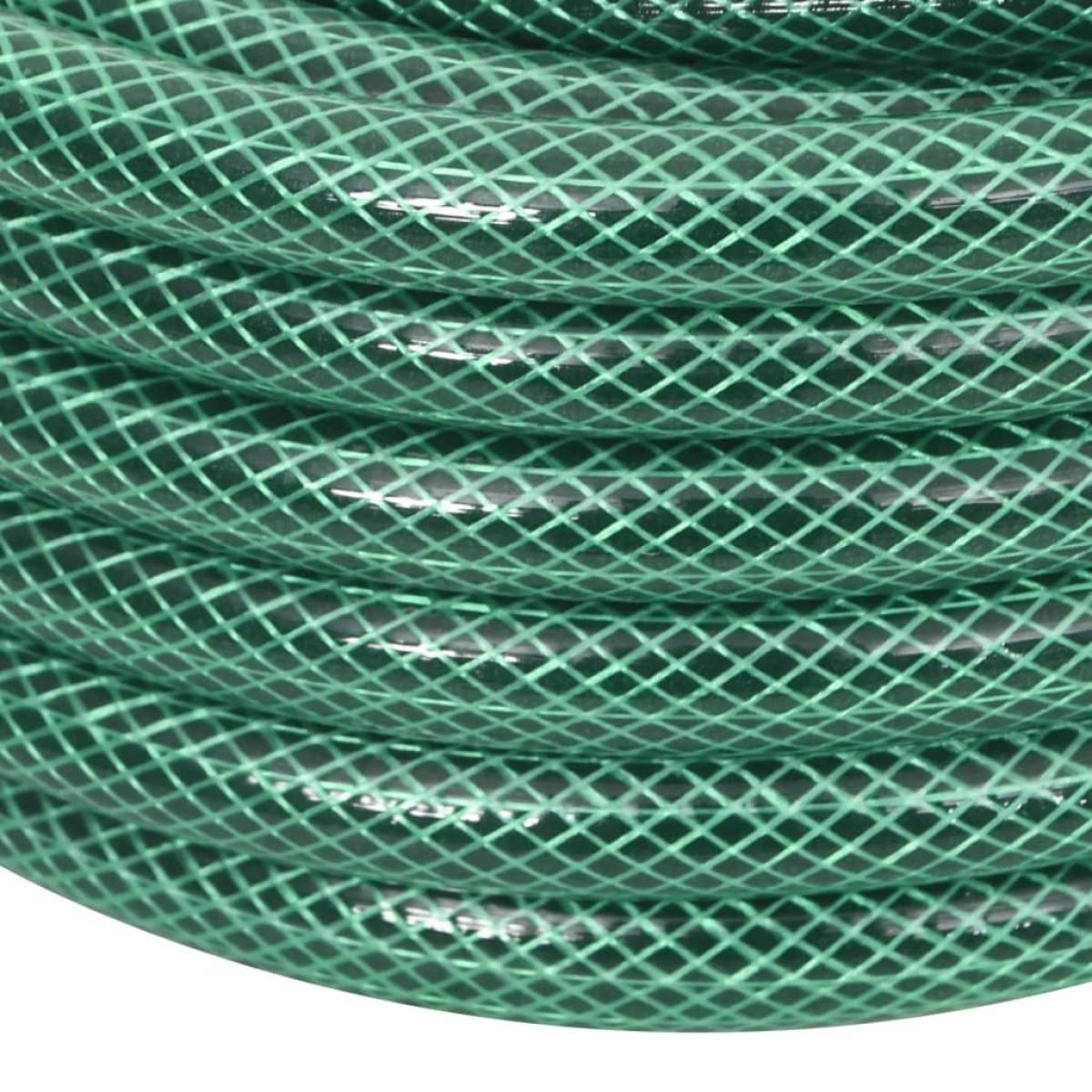 Manguera de jardín PVC verde 30 m
