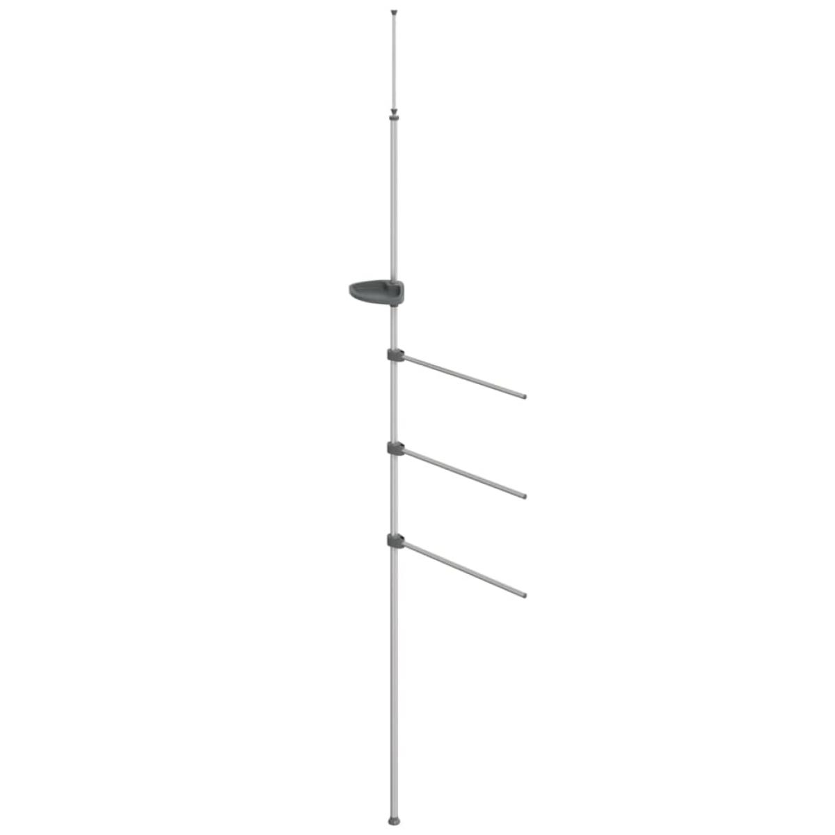 Toallero de aluminio 47x280 cm