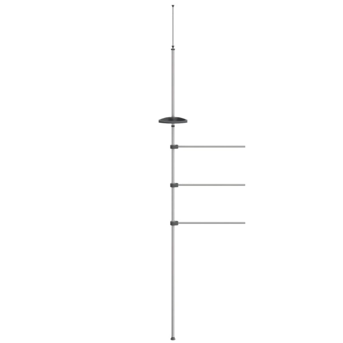 Toallero de aluminio 47x280 cm