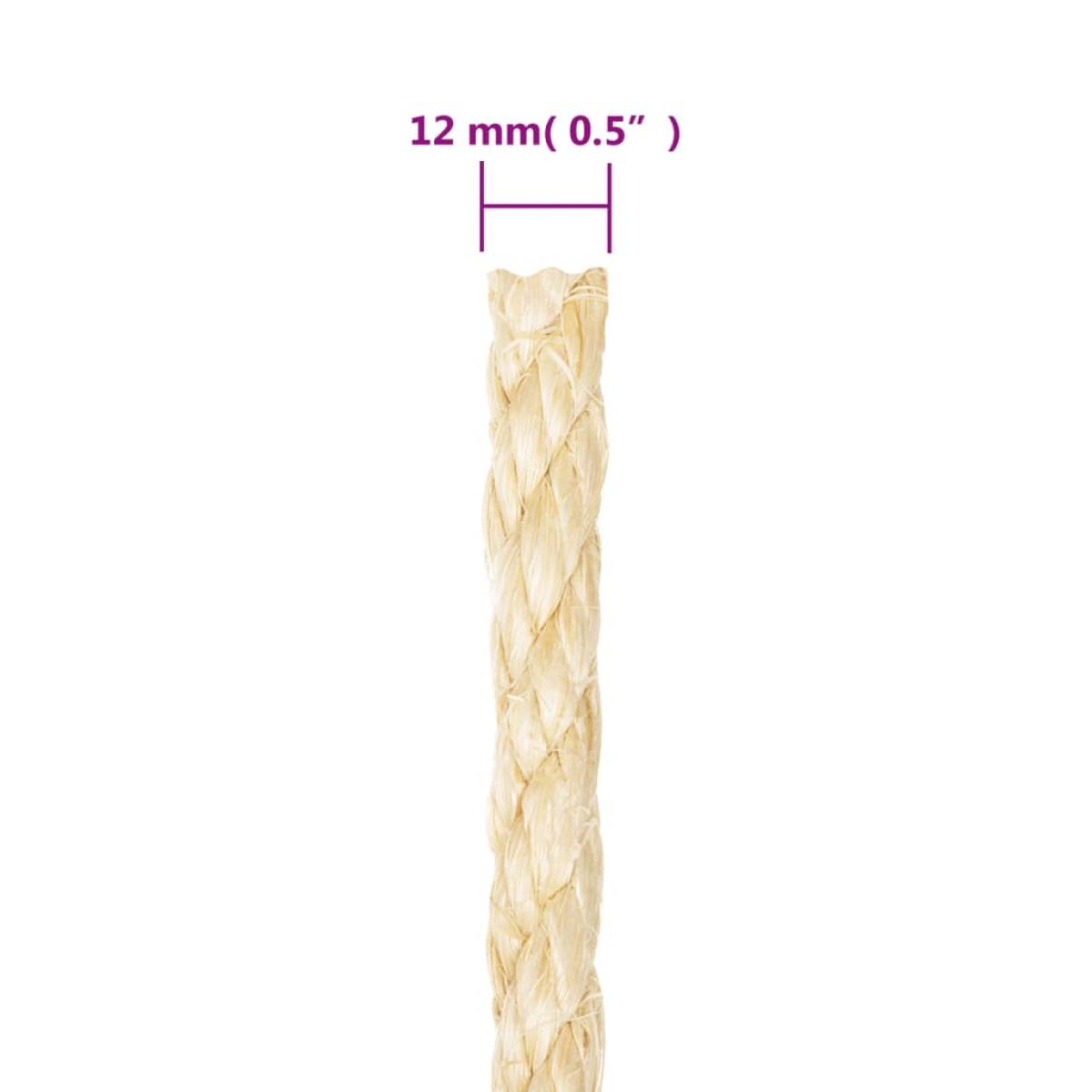 Cuerda 100% sisal 12 mm 25 m