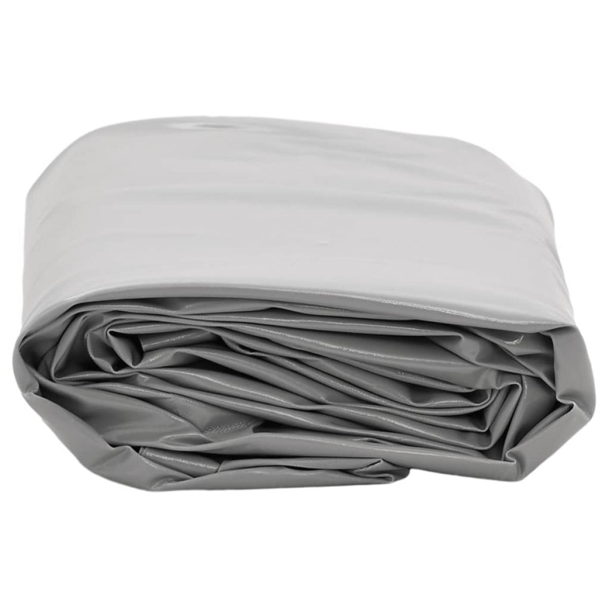Lona gris 2,5x4,5 m 650 g/m²