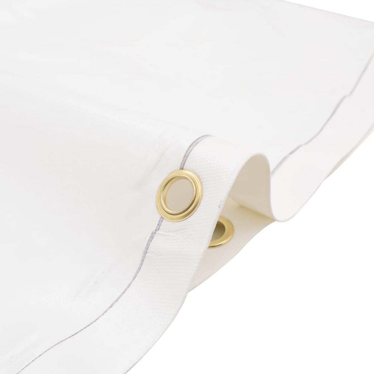 Lona blanca 5x7 m 650 g/m²