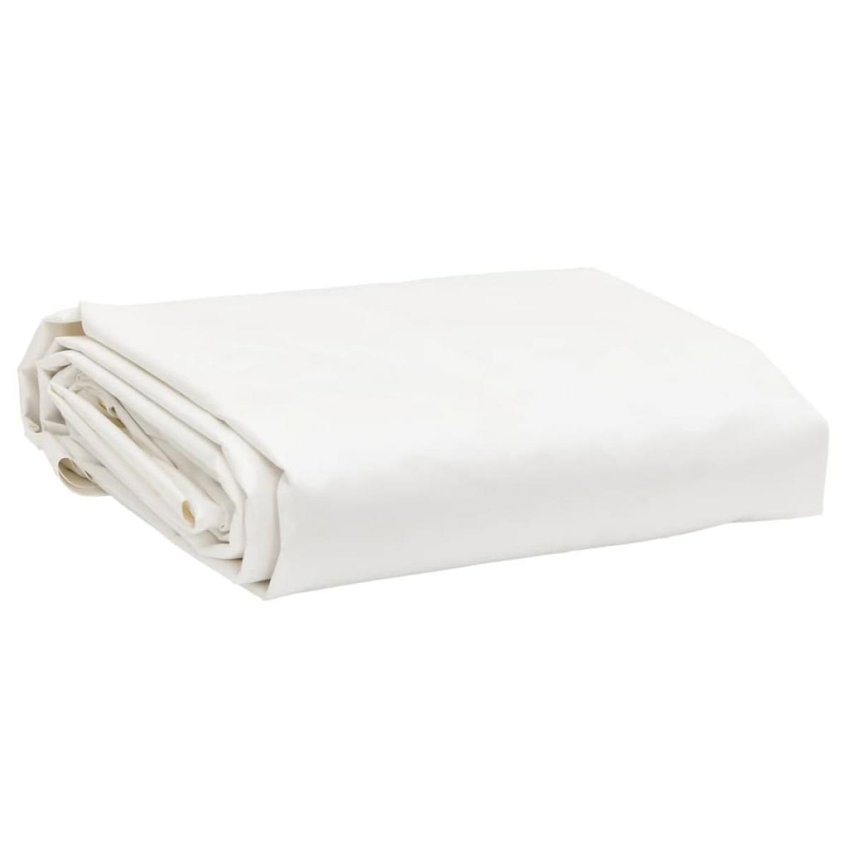 Lona blanca Ø 4 m 650 g/m²