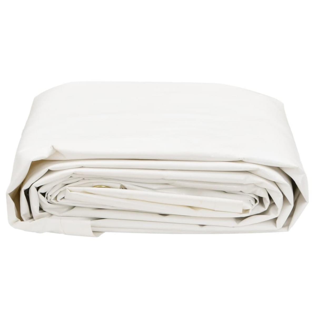 Lona blanca Ø 4 m 650 g/m²