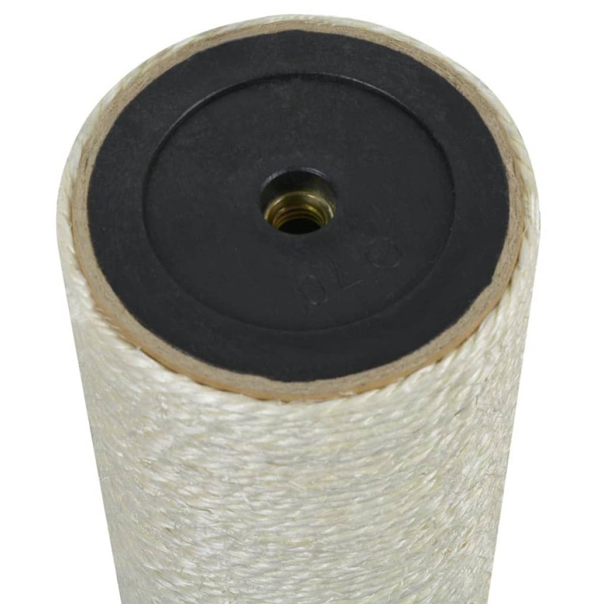 Poste rascador para gatos 8x30 cm 10 mm beige
