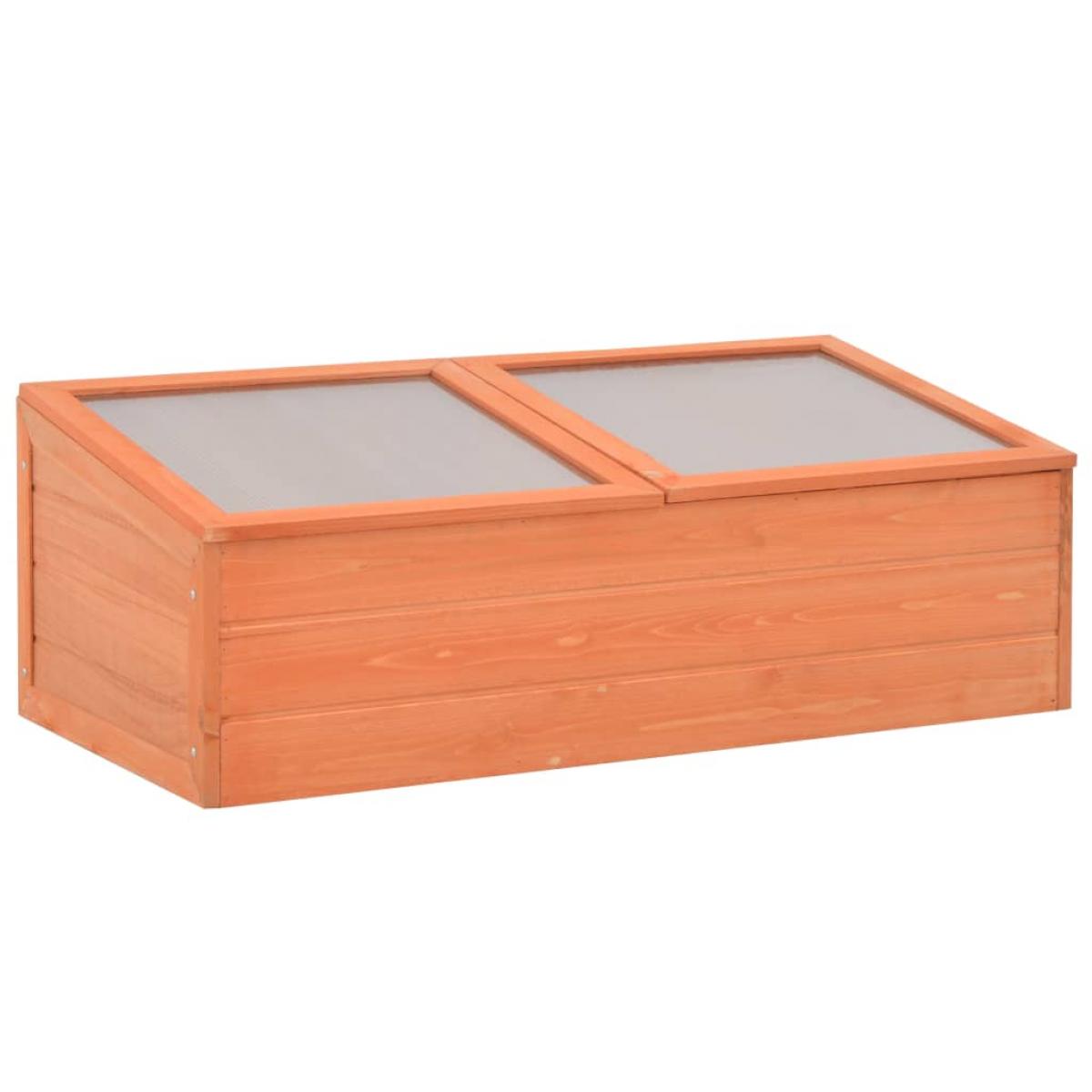Invernadero de madera 100x50x34 cm