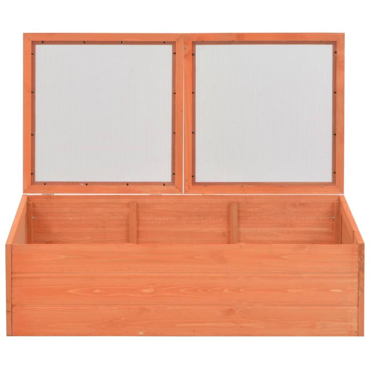 Invernadero de madera 100x50x34 cm