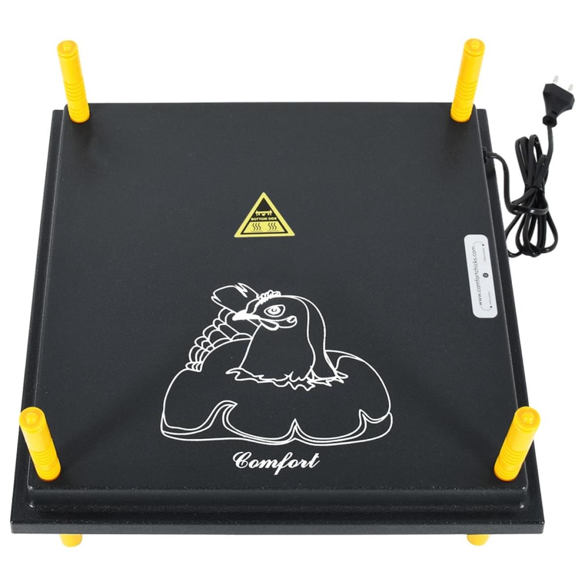 Placa calefactora de pollitos patitos regulador de temperatura