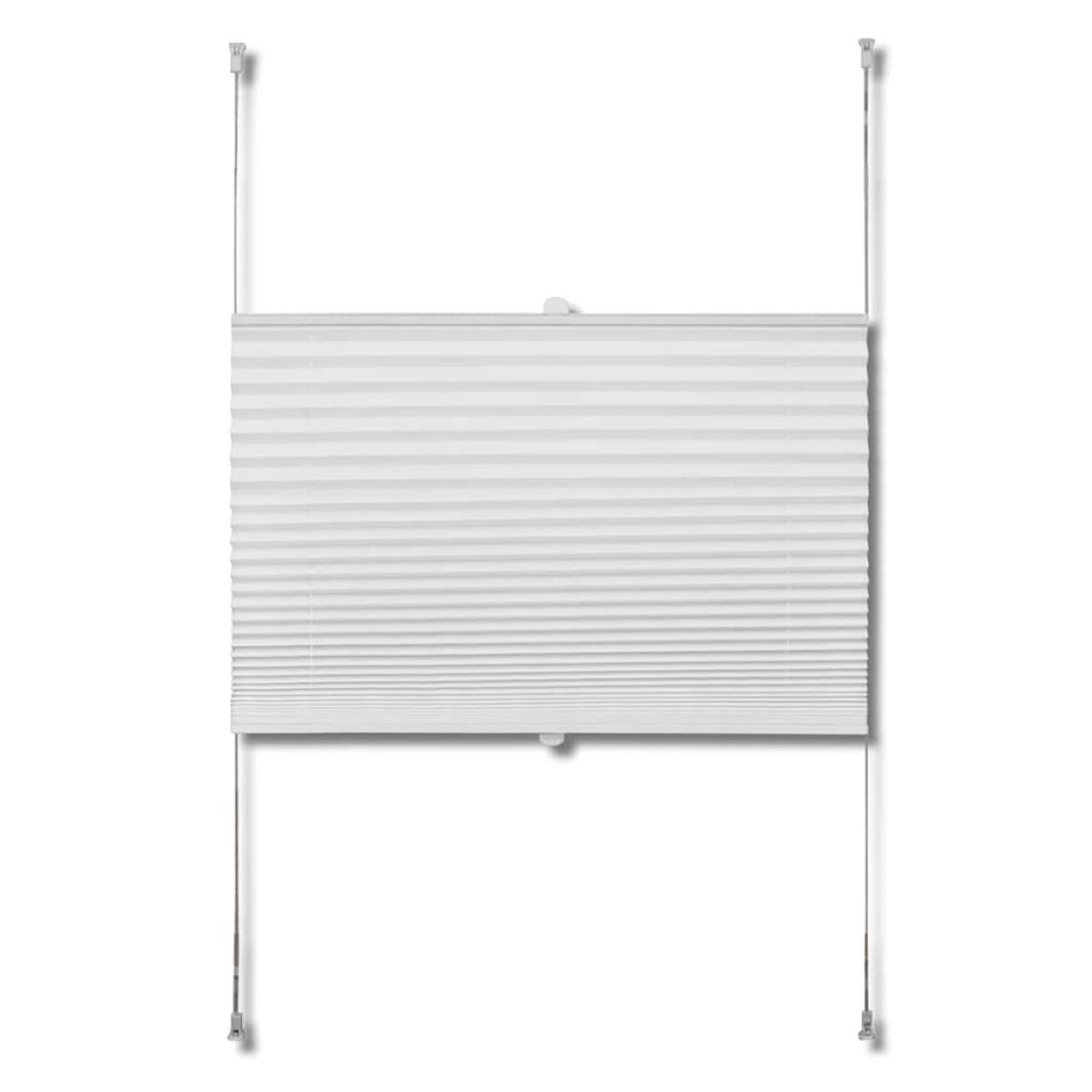 Plisse Persiana Blanco Cortina Plisada 110X100cm