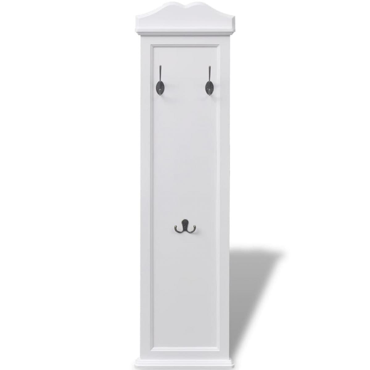 Percheros 2 unidades blancos