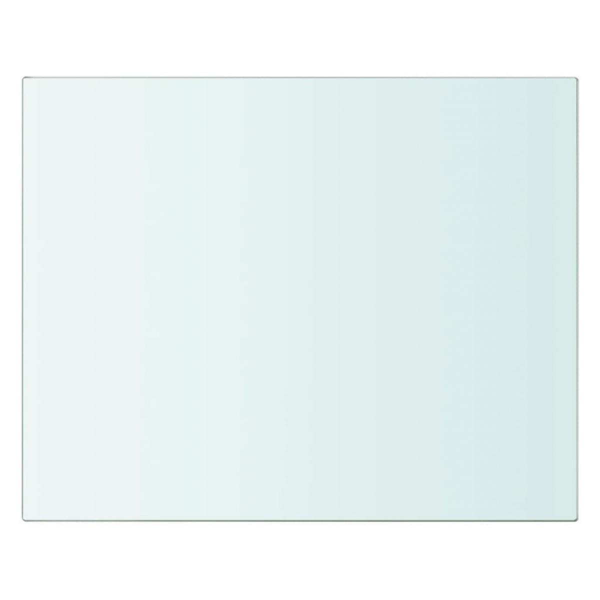 Panel de estante vidrio claro 20x25 cm