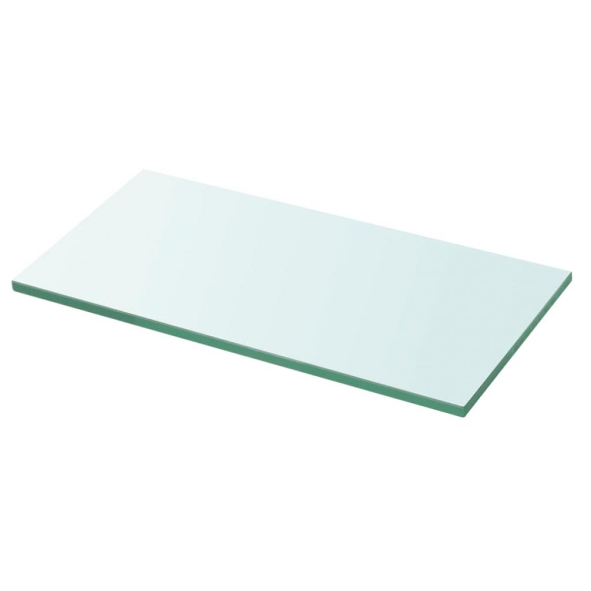 Panel de estante vidrio claro 30x12 cm