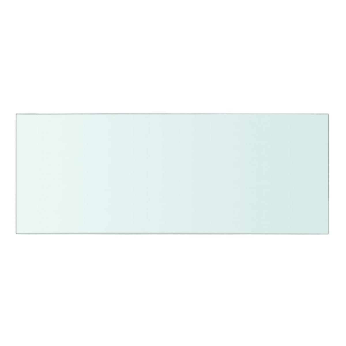 Panel de estante vidrio claro 40x15 cm