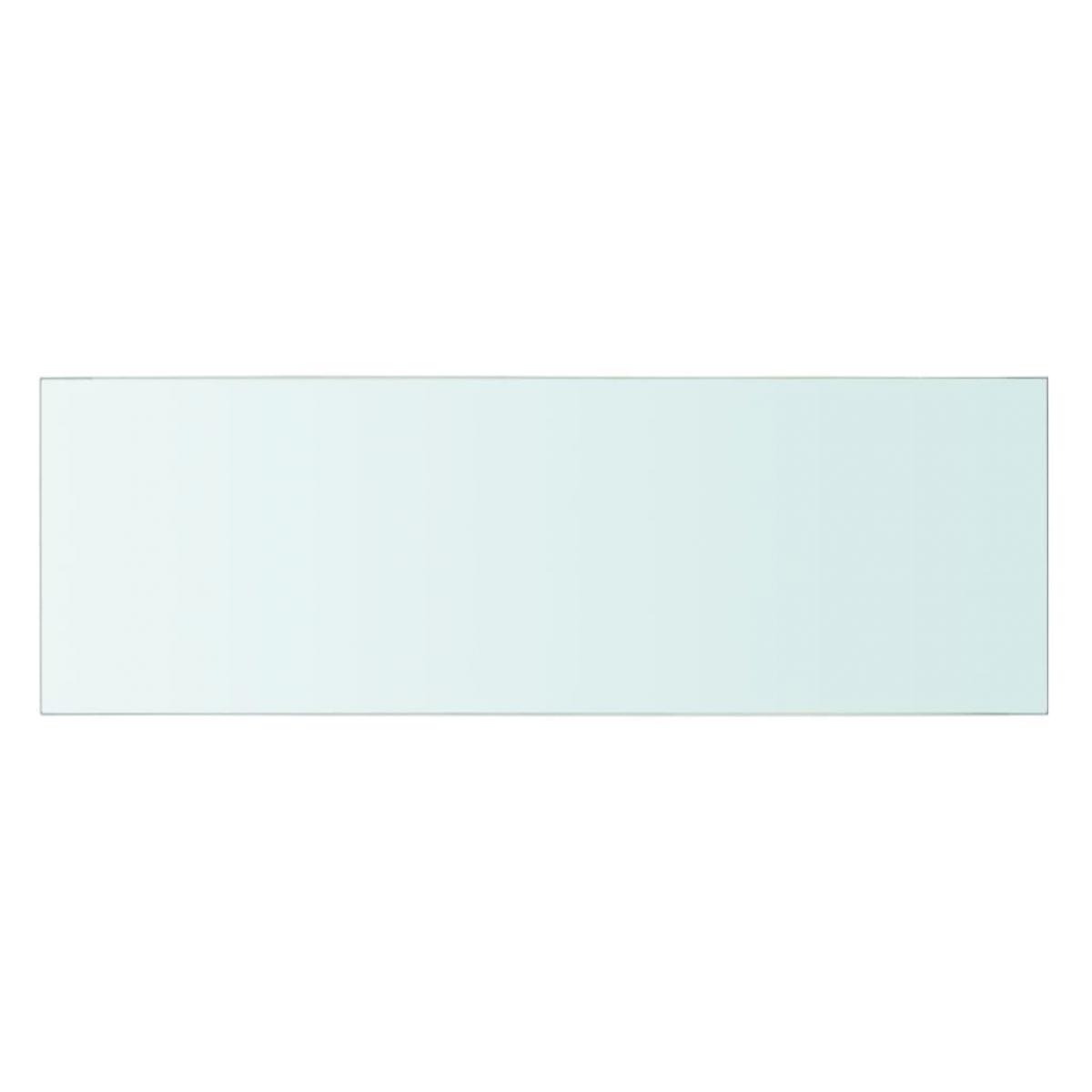 Panel de estante vidrio claro 60x20 cm