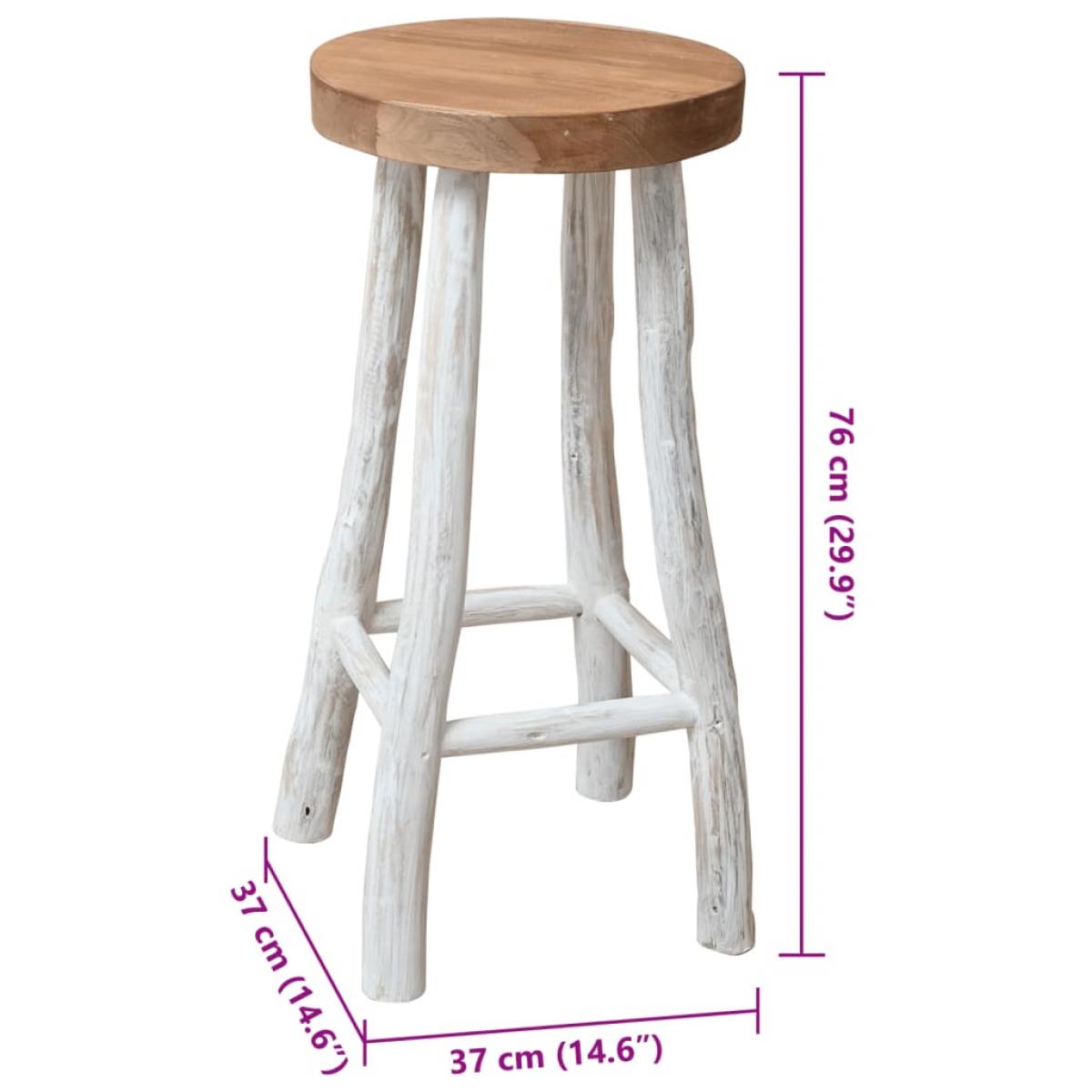 Taburete de cocina de madera de teca