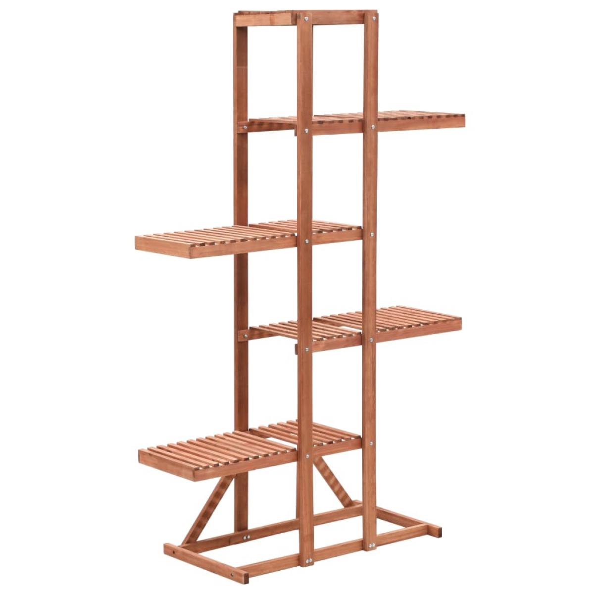 Soporte para plantas de madera de cedro 86x36x139 cm