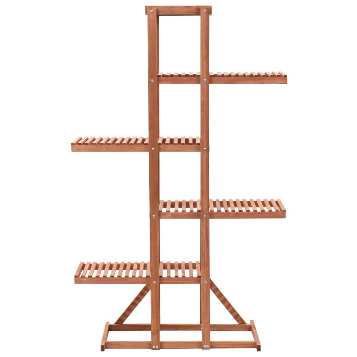 Soporte para plantas de madera de cedro 86x36x139 cm