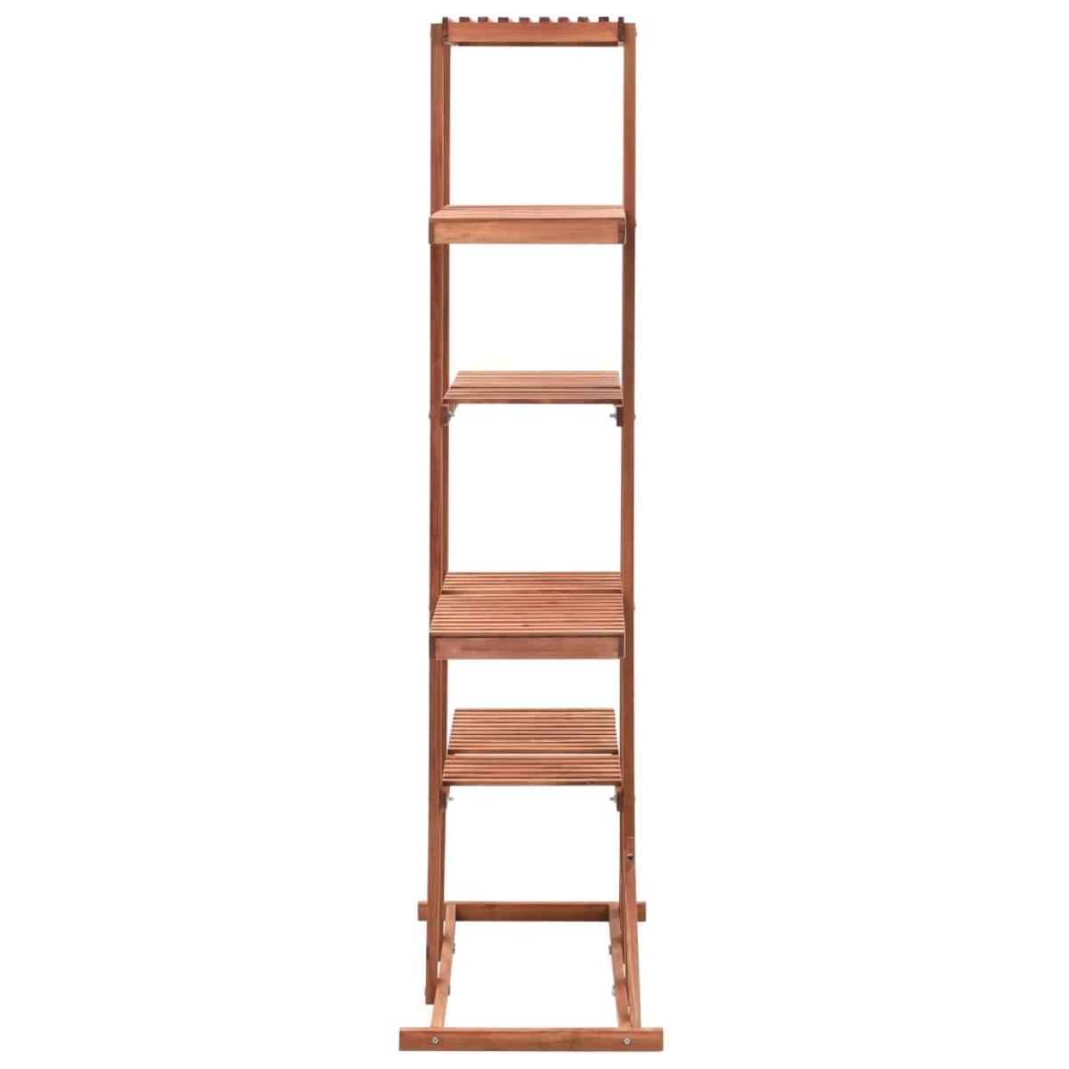 Soporte para plantas de madera de cedro 86x36x139 cm