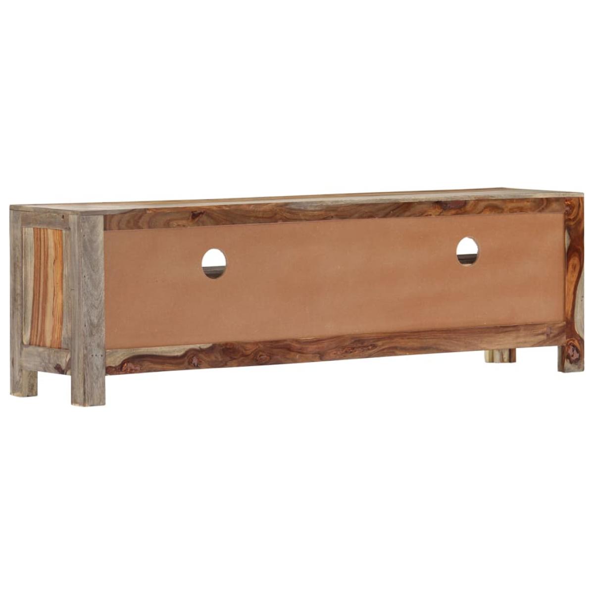 Mueble de TV madera maciza de sheesham 130x30x40 cm