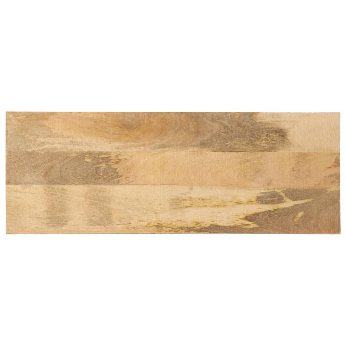 Banco de madera maciza de mango 110 cm