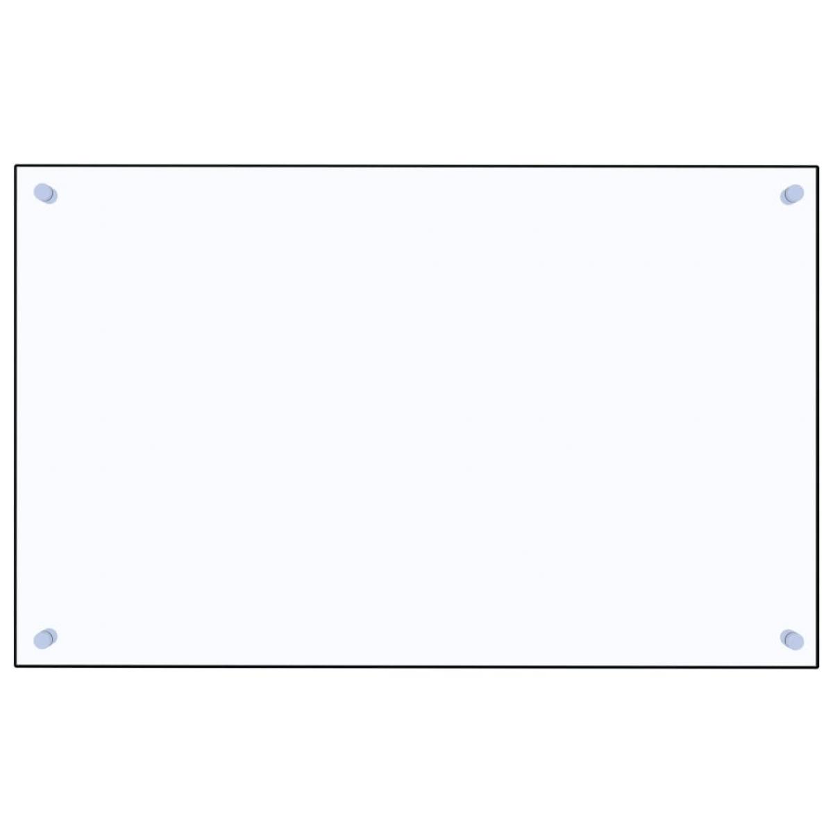 Protector contra salpicaduras cocina vidrio templado 80x50 cm