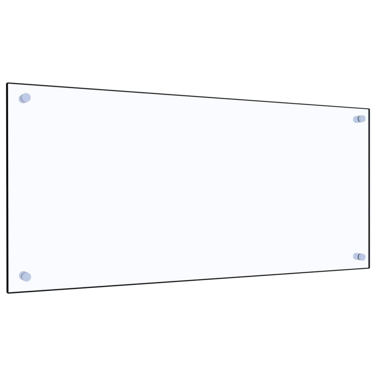 Protector contra salpicaduras cocina vidrio templado 90x40 cm