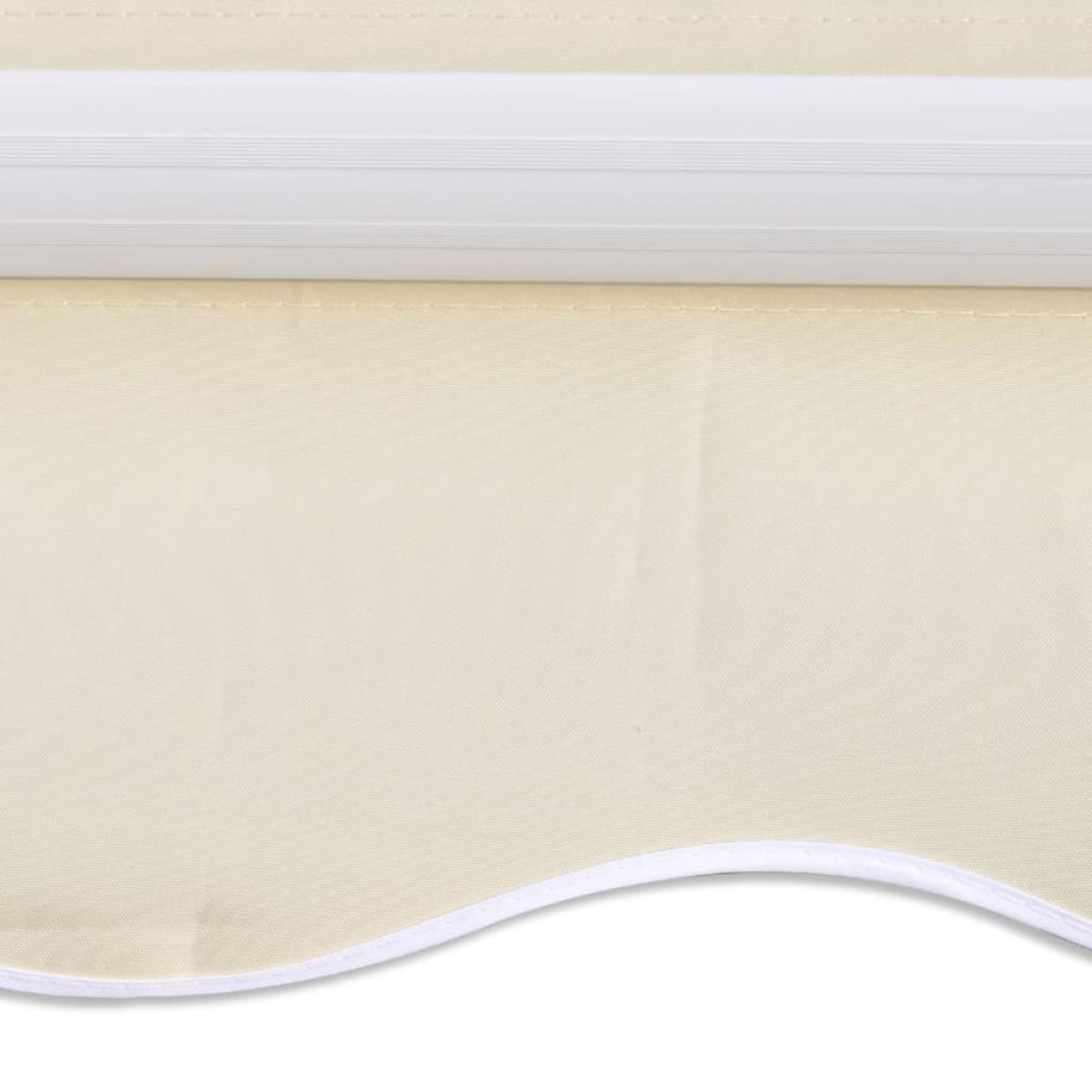 Toldo plegable motorizado 400 cm crema