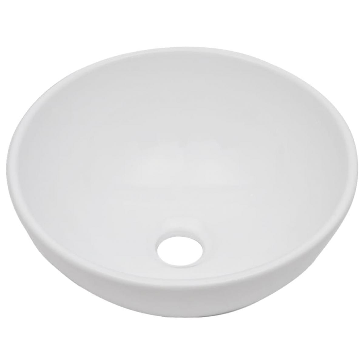 Conjunto de muebles de baño 2 piezas cerámica blanco