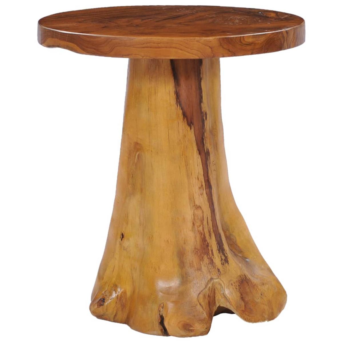 Mesa de centro de madera maciza de teca 40x40 cm