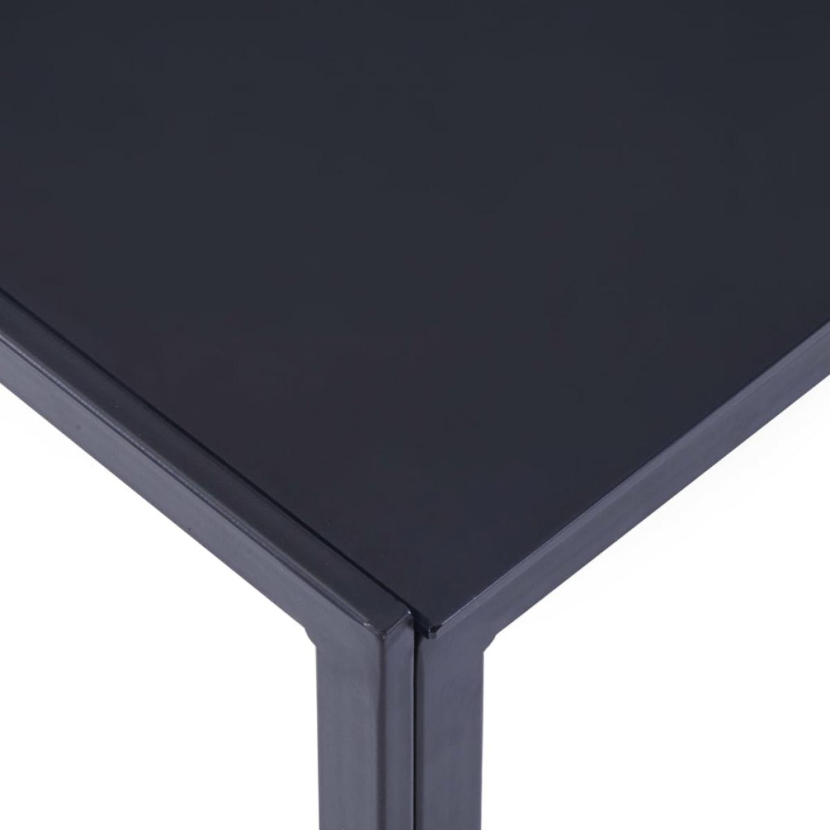 Conjunto de mesa y sillas de comedor 7 piezas marrón