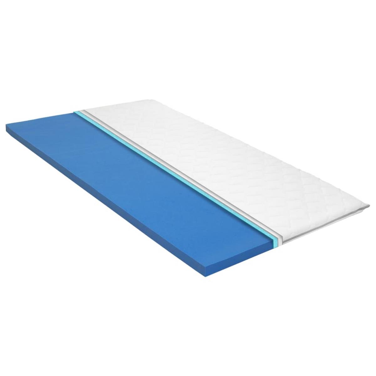 Sobrecolchón 90x200 cm espuma viscoelástica 6 cm