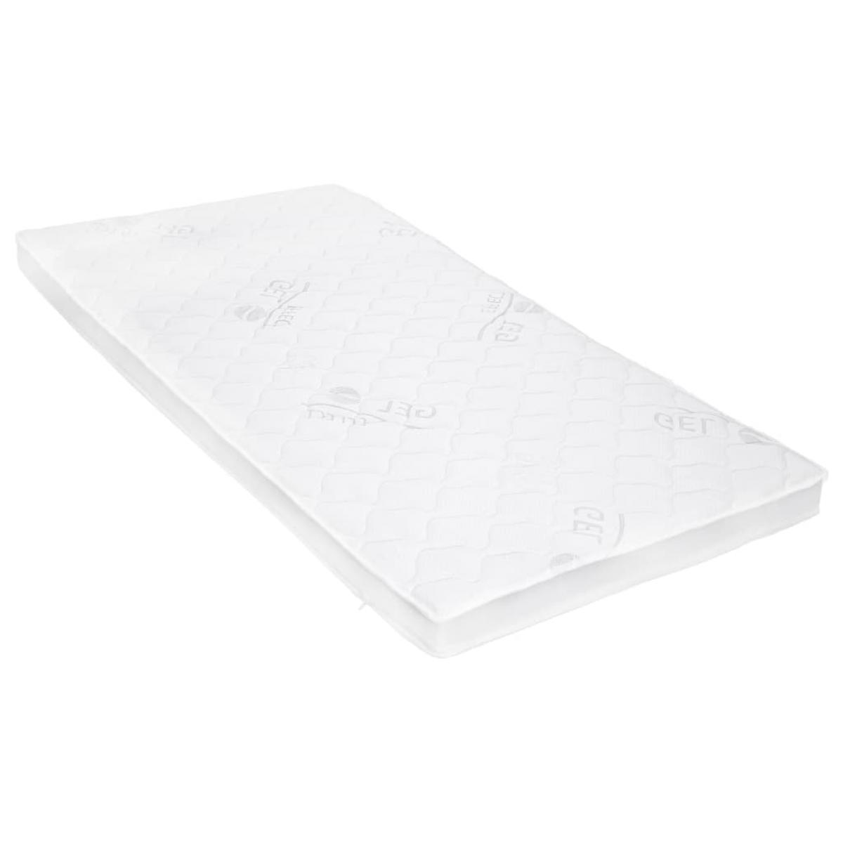 Sobrecolchón 90x200 cm espuma de gel 7 cm