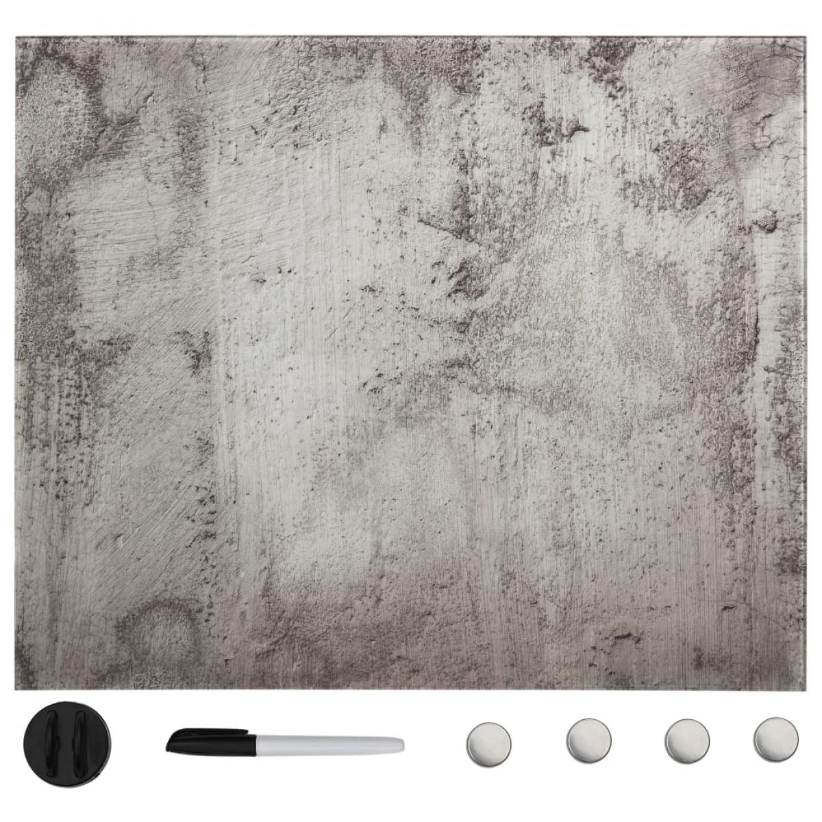 Pizarra magnética de pared vidrio 40x40 cm