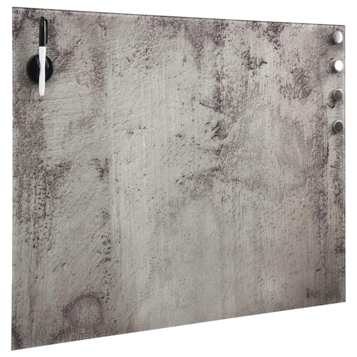 Pizarra magnética de pared vidrio 40x40 cm