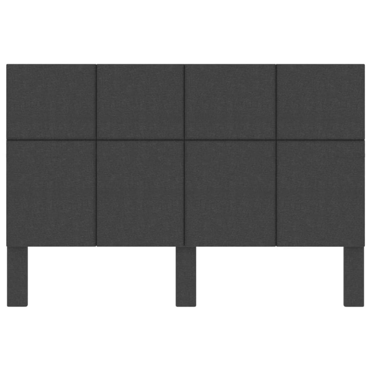 Cabecero de tela gris oscuro 180x200 cm