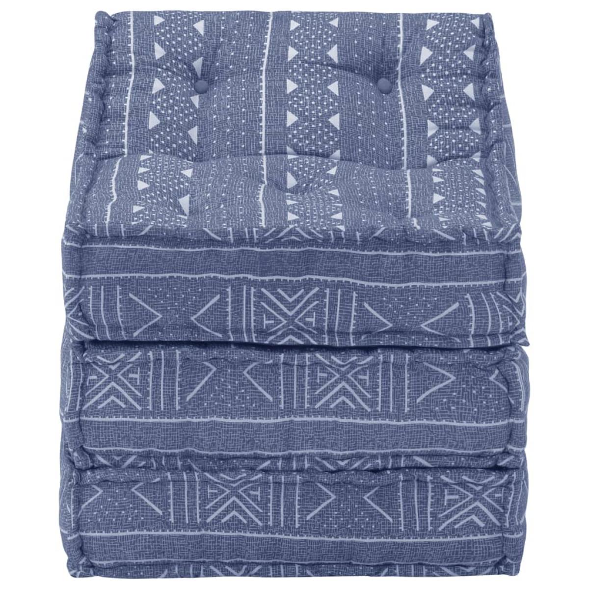 Puf modular de tela Indigo