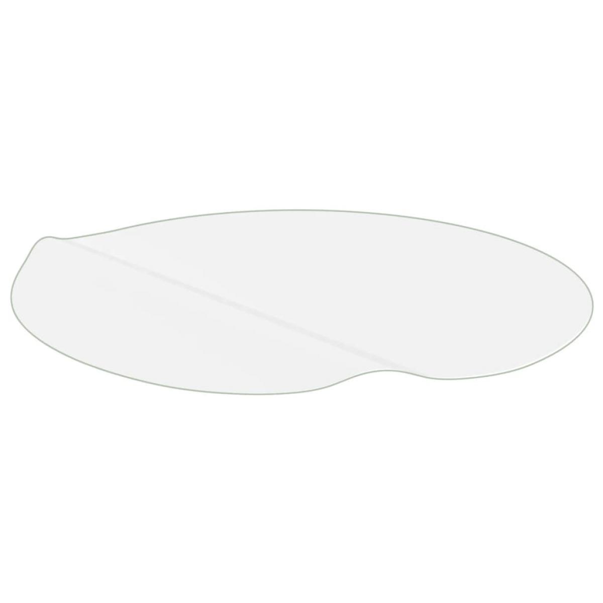 Protector de mesa PVC transparente Ø 110 cm 2 mm