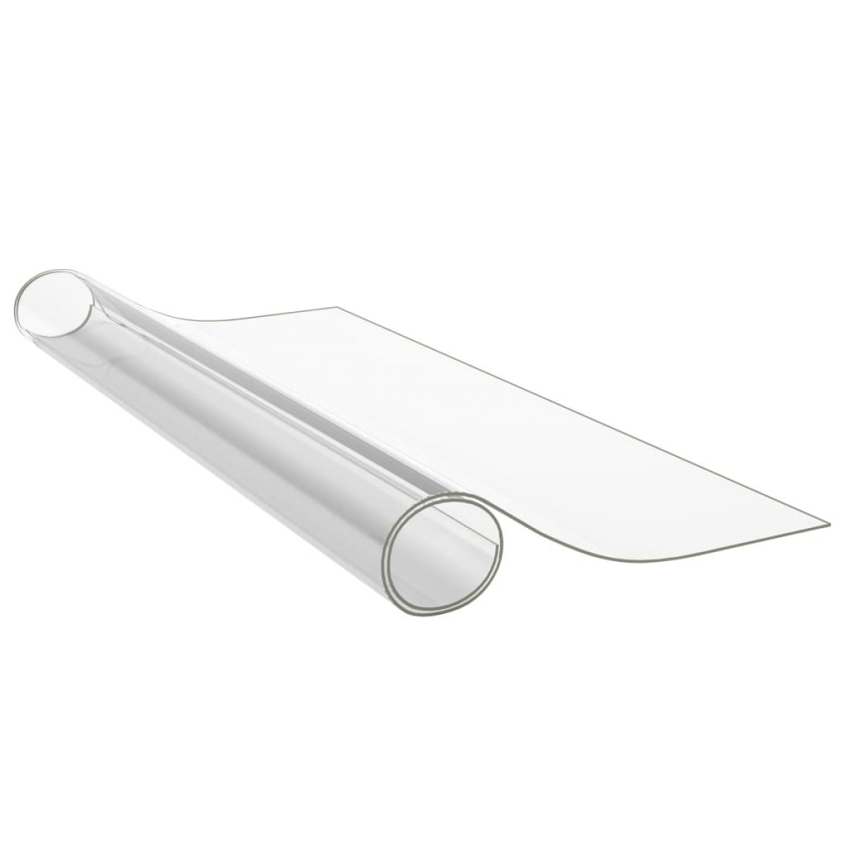 Protector de mesa PVC mate 140x90 cm 2 mm