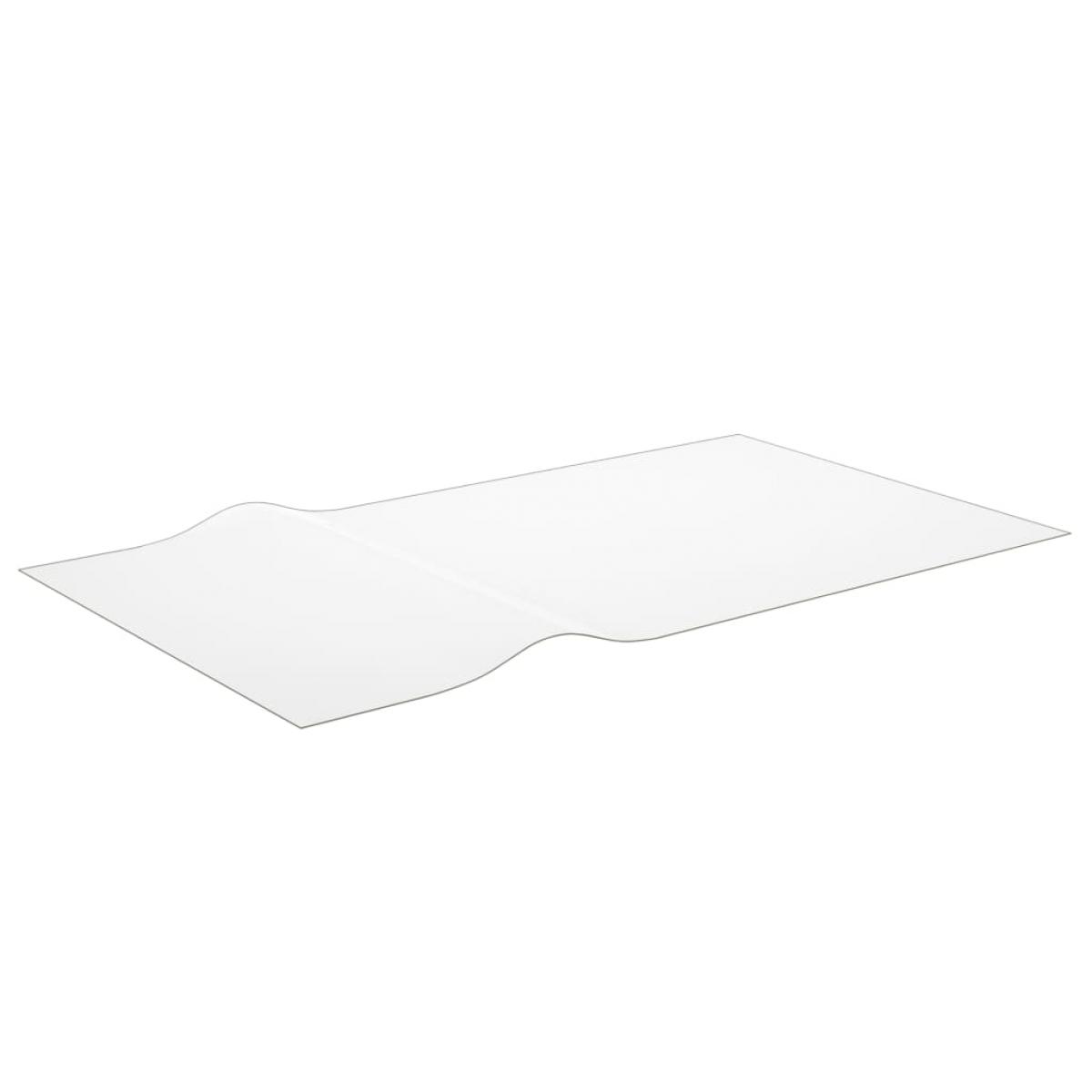 Protector de mesa PVC mate 180x90 cm 2 mm