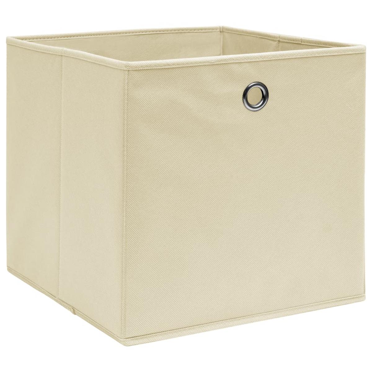 Cajas de almacenaje 4 uds tela color rema 32x32x32 cm