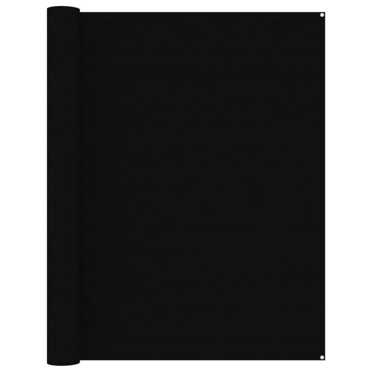 Alfombra de tienda de campaña 250x500 cm negro